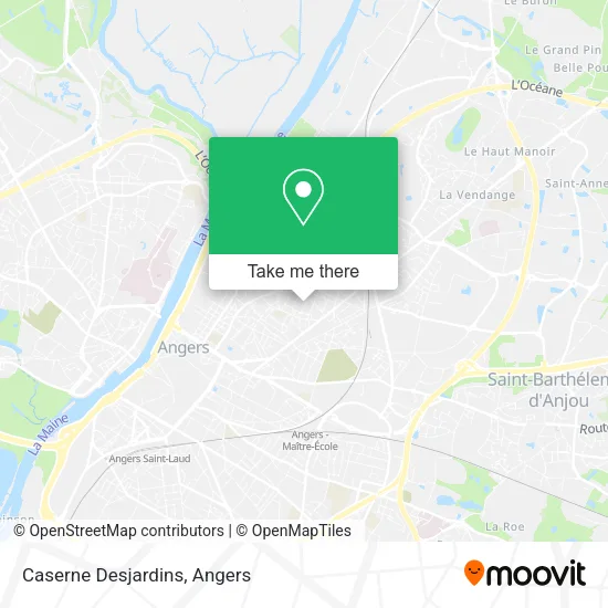 Caserne Desjardins map