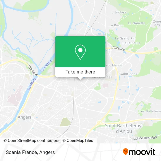 Scania France map
