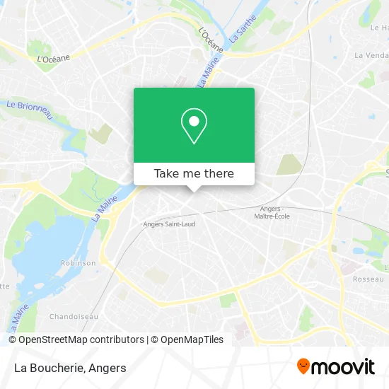 La Boucherie map