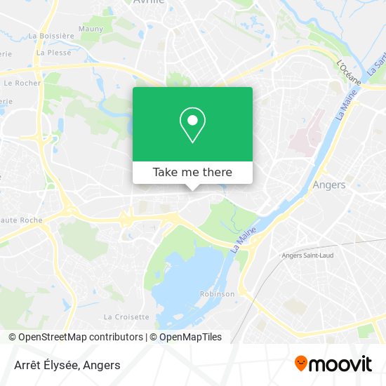 Arrêt Élysée map
