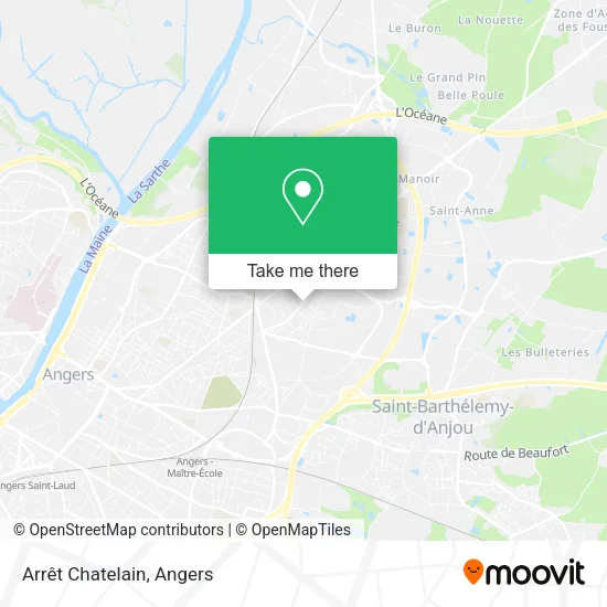 Arrêt Chatelain map