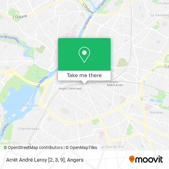 Arrêt André Leroy [2, 3, 9] map