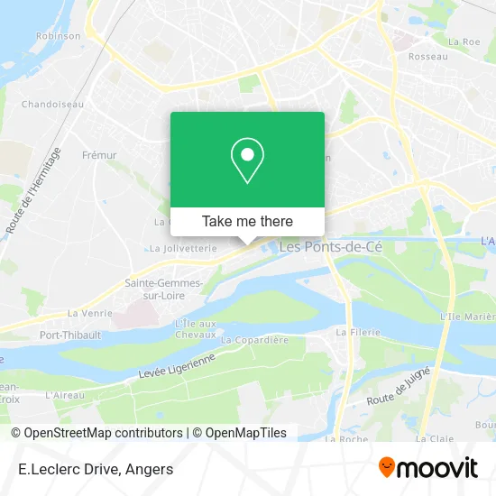 E.Leclerc Drive map