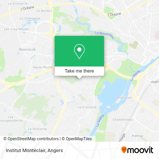 Institut Montéclair map