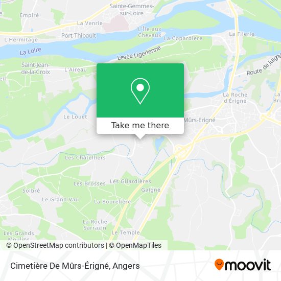 Cimetière De Mûrs-Érigné map