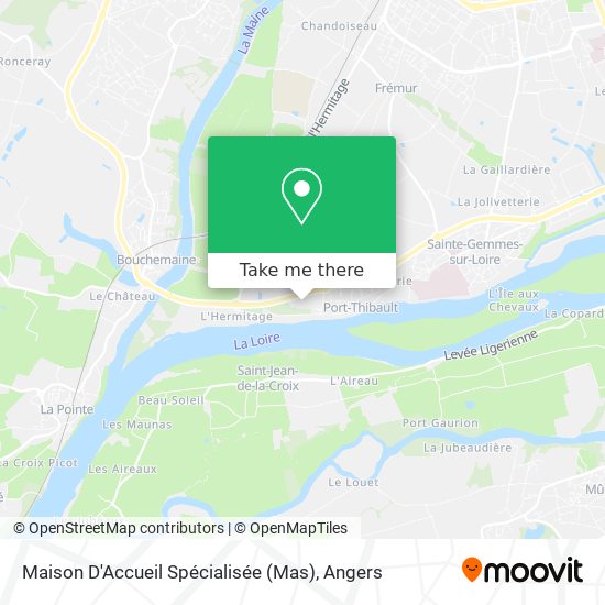 Maison D'Accueil Spécialisée (Mas) map
