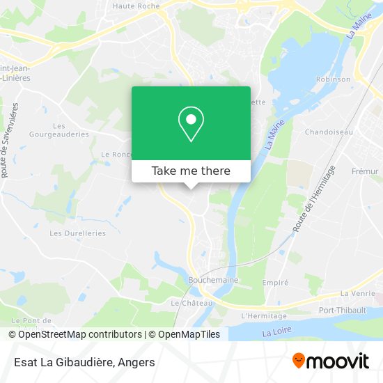 Esat La Gibaudière map