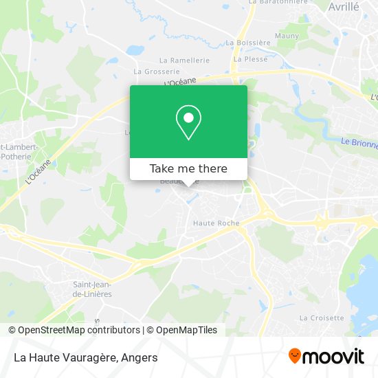 La Haute Vauragère map