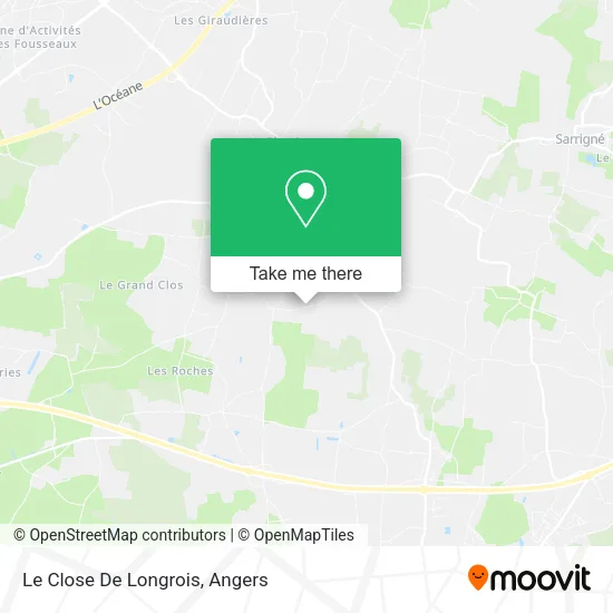 Le Close De Longrois map