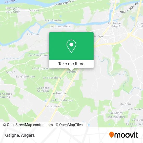 Gaigné map