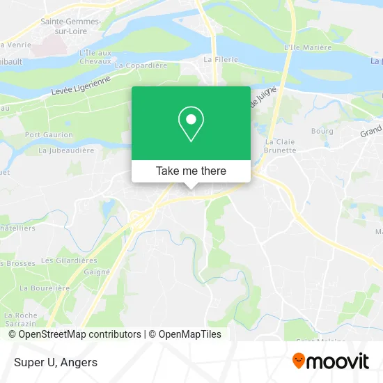 Super U map