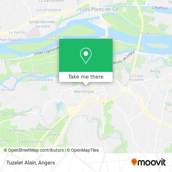 Tuzelet Alain map
