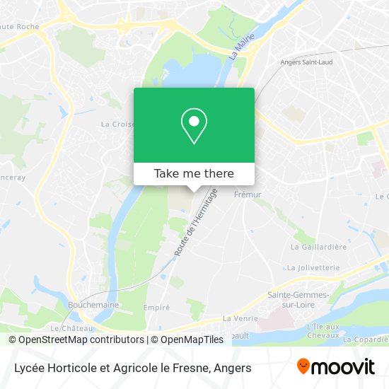 Lycée Horticole et Agricole le Fresne map