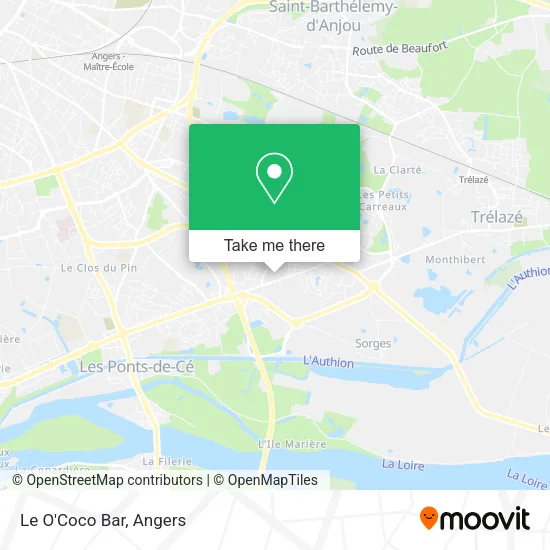 Le O'Coco Bar map