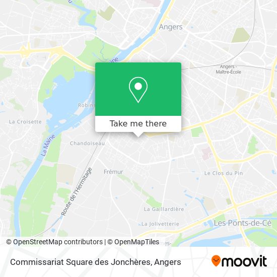 Commissariat Square des Jonchères map