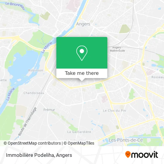 Immobilière Podeliha map