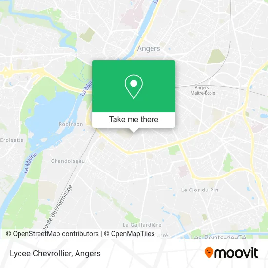 Lycee Chevrollier map