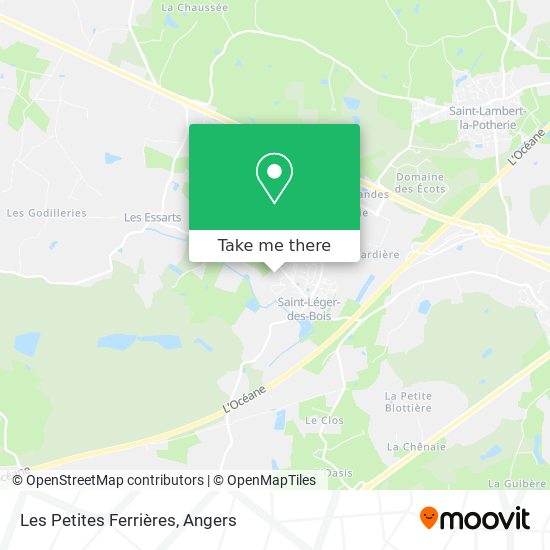 Les Petites Ferrières map