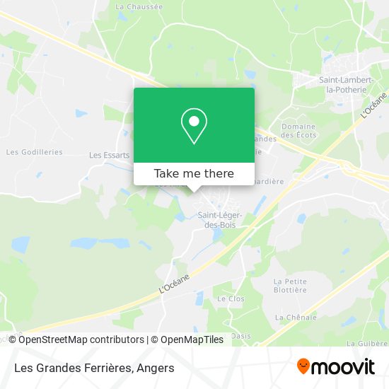Les Grandes Ferrières map