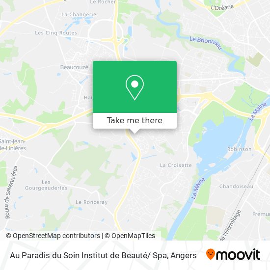 Au Paradis du Soin Institut de Beauté/ Spa map