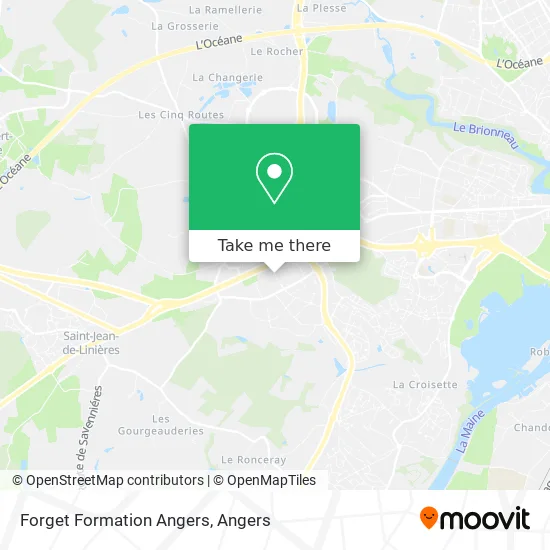 Forget Formation Angers map