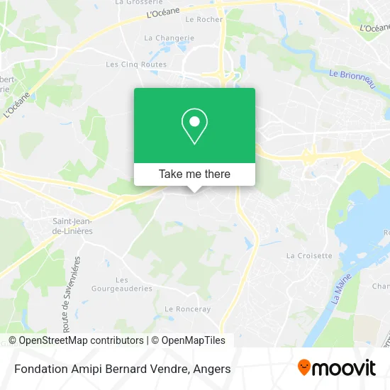 Fondation Amipi Bernard Vendre map