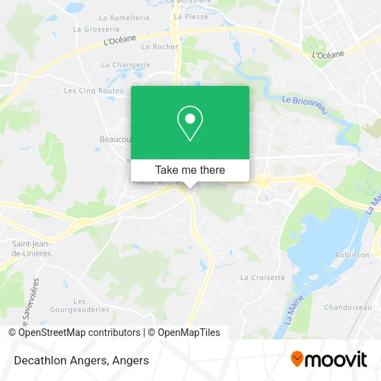 Decathlon Angers map