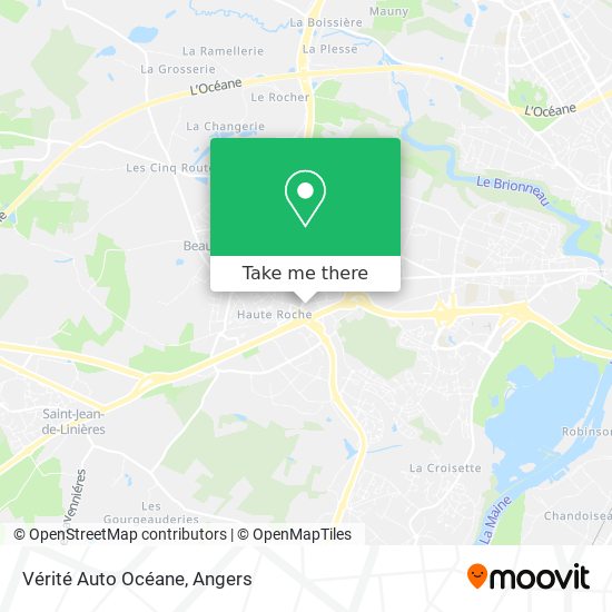 Vérité Auto Océane map