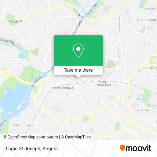 Logis St Joseph map