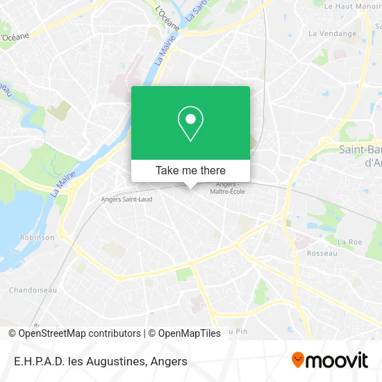 E.H.P.A.D. les Augustines map
