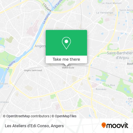 Les Ateliers d'Edi Conso map