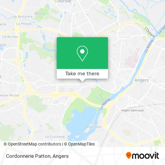 Cordonnerie Patton map