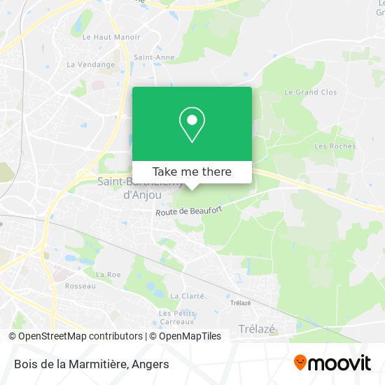 Bois de la Marmitière map