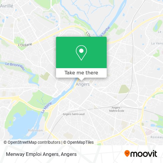 Menway Emploi Angers map