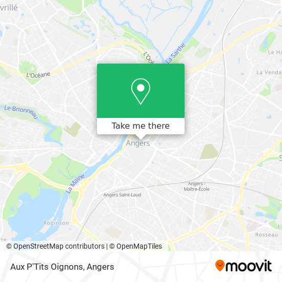 Aux P'Tits Oignons map