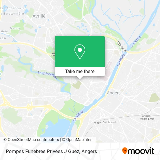 Pompes Funebres Privees J Guez map