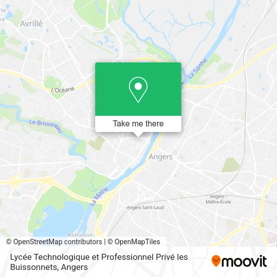 Lycée Technologique et Professionnel Privé les Buissonnets map