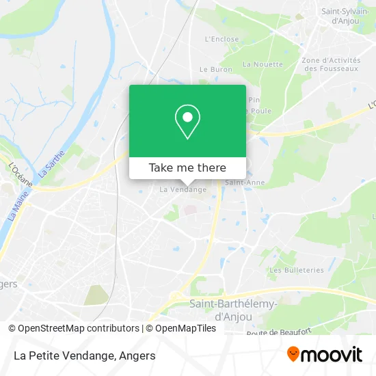 La Petite Vendange map