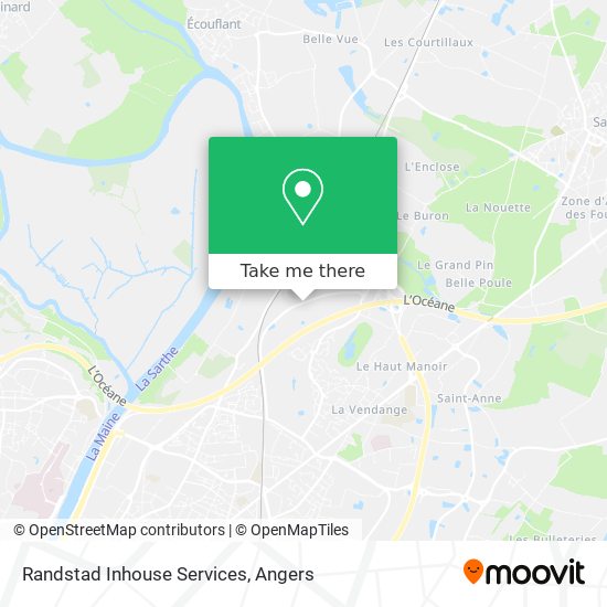 Randstad Inhouse Services map