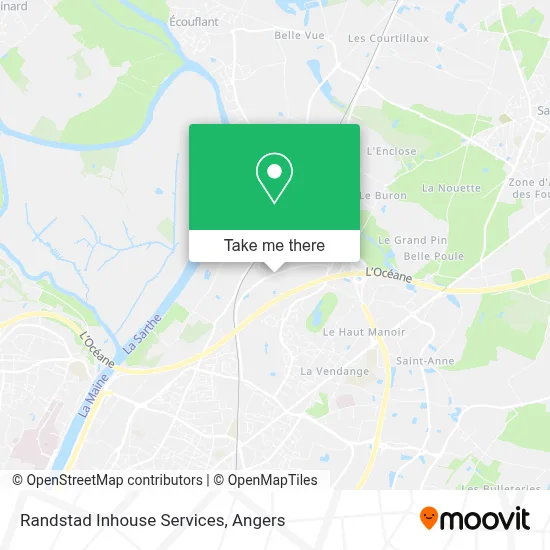 Randstad Inhouse Services map