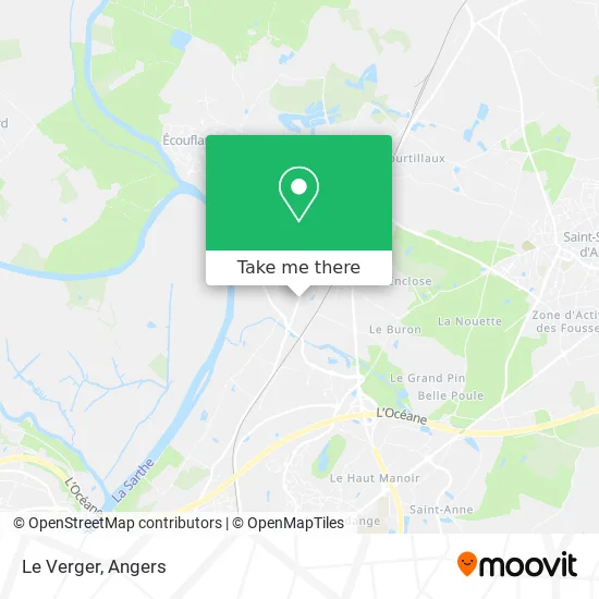 Le Verger map