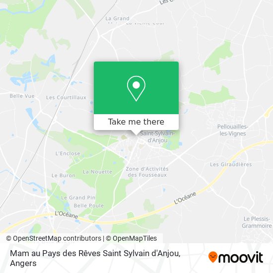 Mam au Pays des Rêves Saint Sylvain d'Anjou map