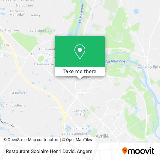 Mapa Restaurant Scolaire Henri David