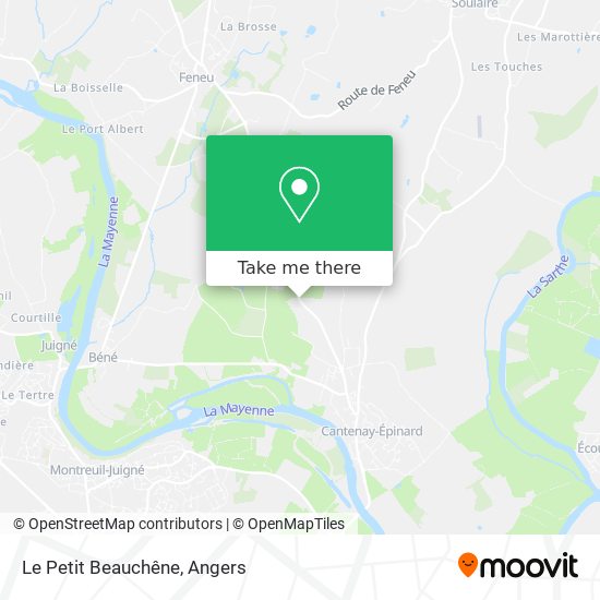 Le Petit Beauchêne map