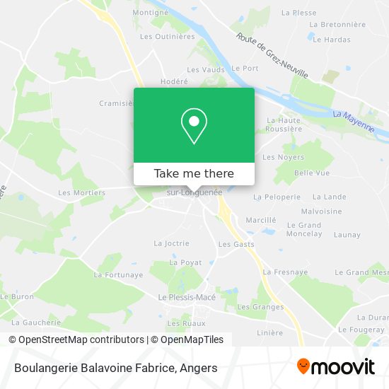 Boulangerie Balavoine Fabrice map