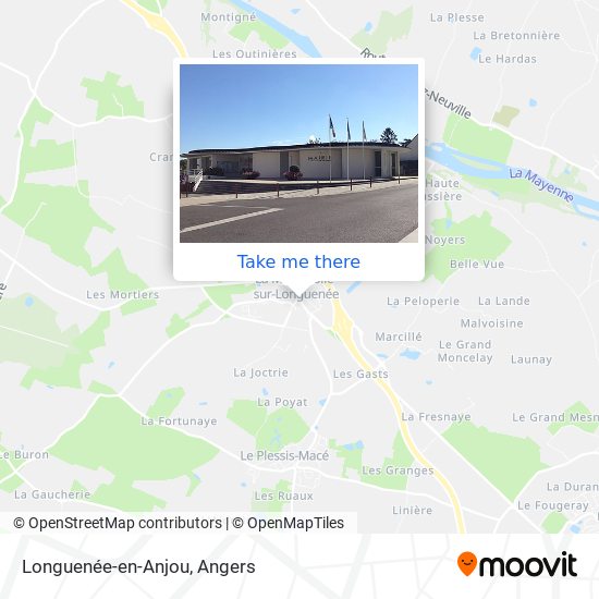 Longuenée-en-Anjou map