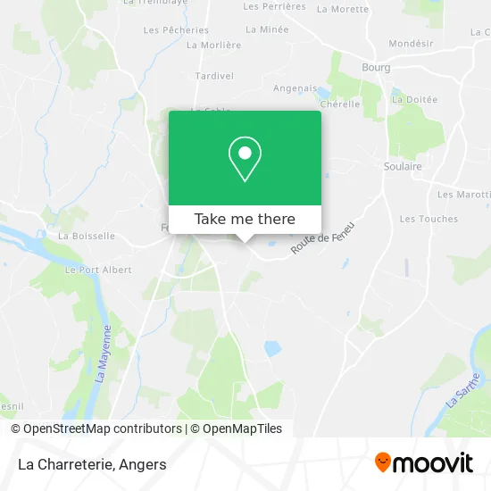La Charreterie map
