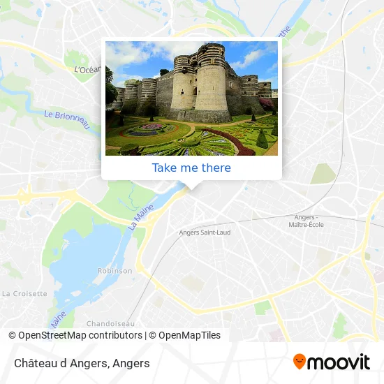 Château d Angers map
