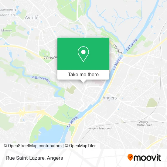 Mapa Rue Saint-Lazare