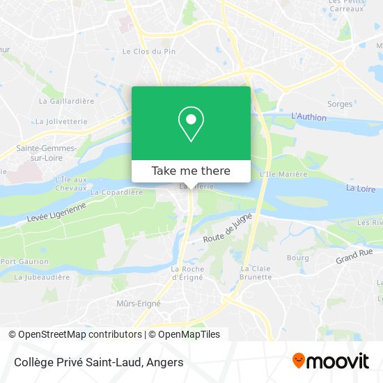 Collège Privé Saint-Laud map